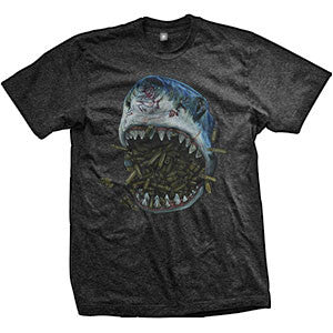 Brass Shark T-Shirt (TriBlack)