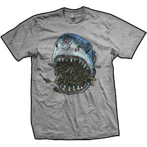 Brass Shark T-Shirt (TriGrey)