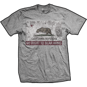 California Flag RKBA Infringed T-Shirt (TriGrey)