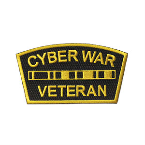 Cyber War Veteran Logo Morale Patch (2x4")
