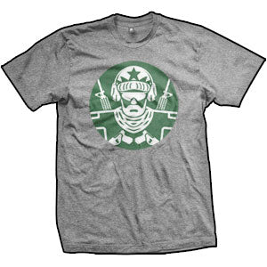 Guns & Coffee Operator T-Shirt (TriGrey)