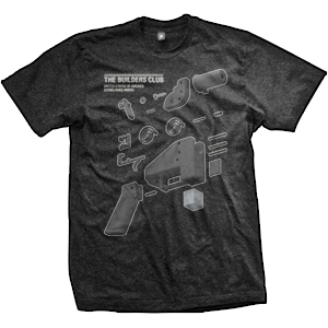 Liberator Pistol Builders Club T-Shirt (TriBlack)