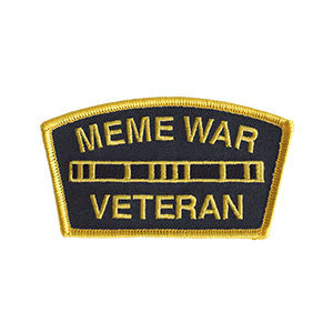 Meme War Veteran Logo Morale Patch (2x4")