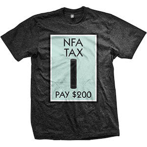 NFA Tax Suppressor T-Shirt (TriBlack)
