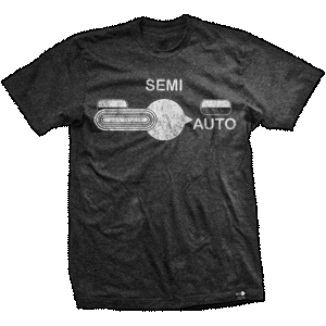 M16 Fire Selector Switch T-Shirt (TriBlack)