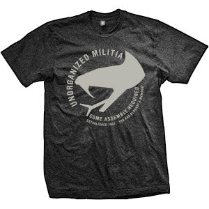 Unorganized Militia Snake Head T-Shirt (TriBlack)